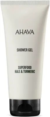 Гель для душа Ahava Superfood Kale & Turmeric с капустой кейл и куркумой, 200 мл