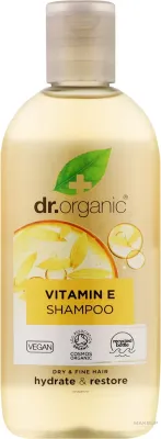 Шампунь Dr Organic Bioactive Haircare с витамином E для волос, 265 мл, Великобритания