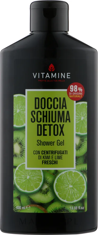 Гель для душа Vitamine Detox с лаймом и киви, 400 мл