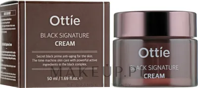 Крем для лица Ottie Black Signature с муцином улитки для зрелой кожи 50 мл