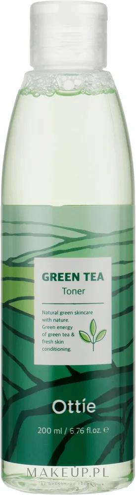 Тоник Ottie Green Tea с экстрактом зелёного чая, алоэ и грейпфрутом успокаивающий 200 мл