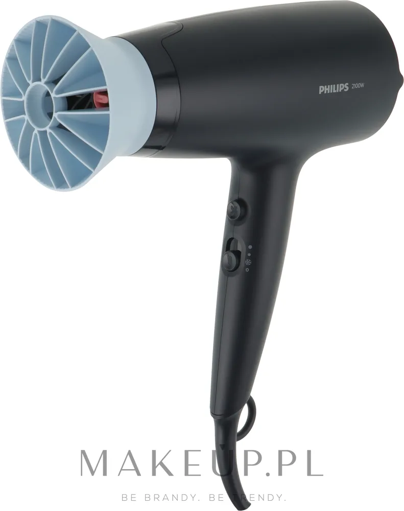 Фен Philips 3000 BHD360/20 2100 Вт, ионизация, диффузор и концентратор
