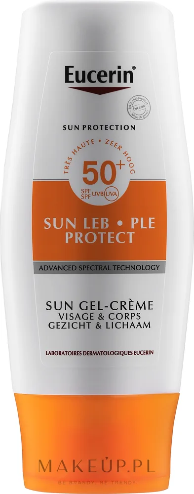 Крем-гель солнцезащитный Eucerin Sun Protection SPF 50 для тела для чувствительной кожи 150 мл