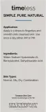 Сыворотка для лица Timeless Skin Care Hyaluronic Acid Pure чистая гиалуроновая кислота 1% увлажняющая антивозрастная 30 мл — фото 5