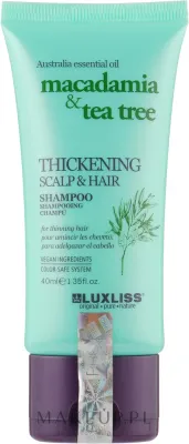 Укрепляющий шампунь Luxliss Thickening Scalp & Hair с маслом чайного дерева и макадамией, 500 мл, Германия