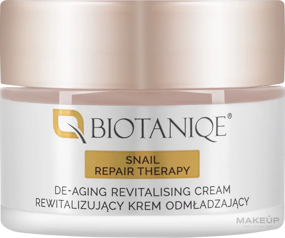 Крем для лица Biotaniqe BioActive De-Aging 40+ со слизью улитки ревитализирующий 50 мл