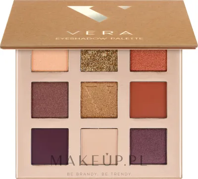 Палетка теней для век Vera Beauty Eyeshadow Palette 9 оттенков