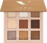 Палетка теней для век Vera Beauty Eyeshadow Palette 9 оттенков, оттенок 01 - Sun Shine — фото 1