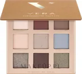 Палетка теней для век Vera Beauty Eyeshadow Palette 9 оттенков, оттенок 02 - Moon Light — фото 1