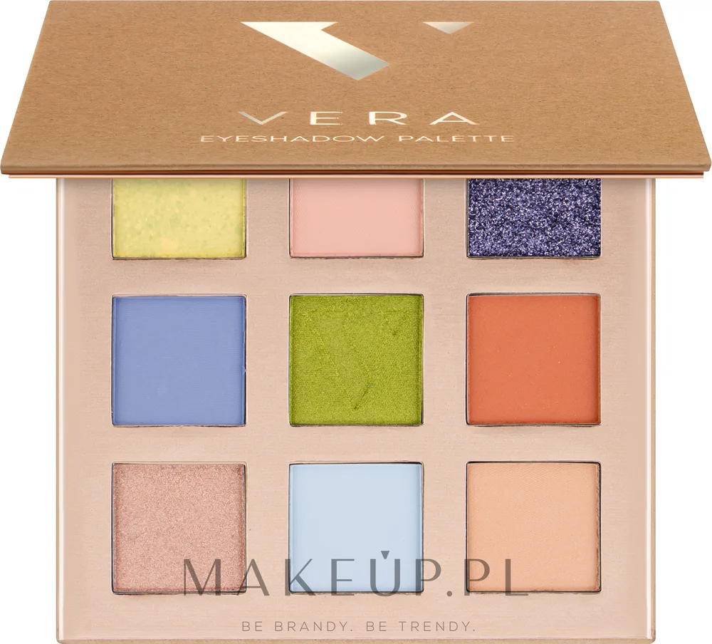 Палетка теней для век Vera Beauty Eyeshadow Palette 9 оттенков, оттенок 04 - Bloom Baby