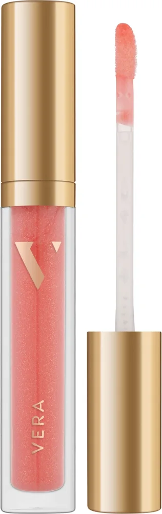 Блеск для губ Vera Beauty Guilty Pleasure с эффектом объёма, оттенок 12 - Peach Sunset