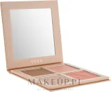 Палетка для контуринга лица Vera Beauty Illuminating Face Palette с бронзером и хайлайтером, оттенок 02 - Moon Kiss — фото 2