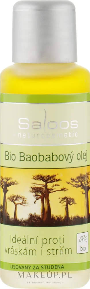 Органическое масло баобаба Saloos Vegetable Oil для лица и тела
