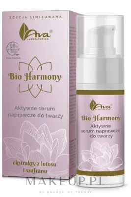 Сыворотка для лица AVA Laboratorium Bio Harmony ревитализирующая с шафраном лотосом и гиалуроновой кислотой 30 мл