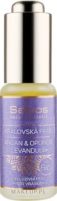 Органическое масло для лица Saloos Argan & Opuncja-Lawenda с лавандой