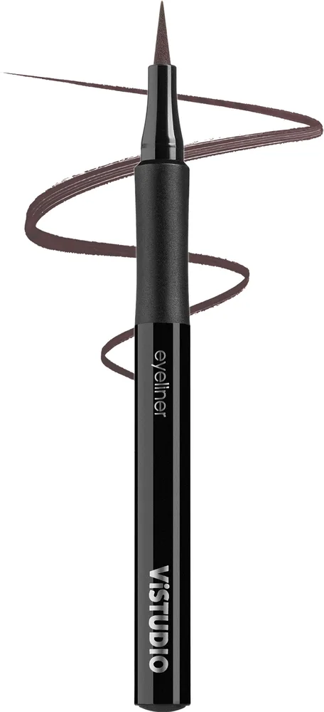 Подводка для глаз ViSTUDIO Eyeliner жидкая, оттенок Brown