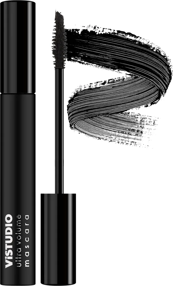 Тушь для ресниц ViSTUDIO Ultra Volume объём, оттенок Black