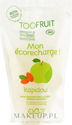 Детский успокаивающий шампунь TOOFRUIT Kapidoux с яблоком и миндалём, 400 мл, Франция