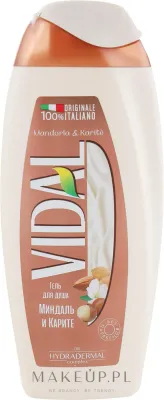 Гель для душа Vidal Mandorla & Karite с миндальным маслом и маслом ши, 600 мл