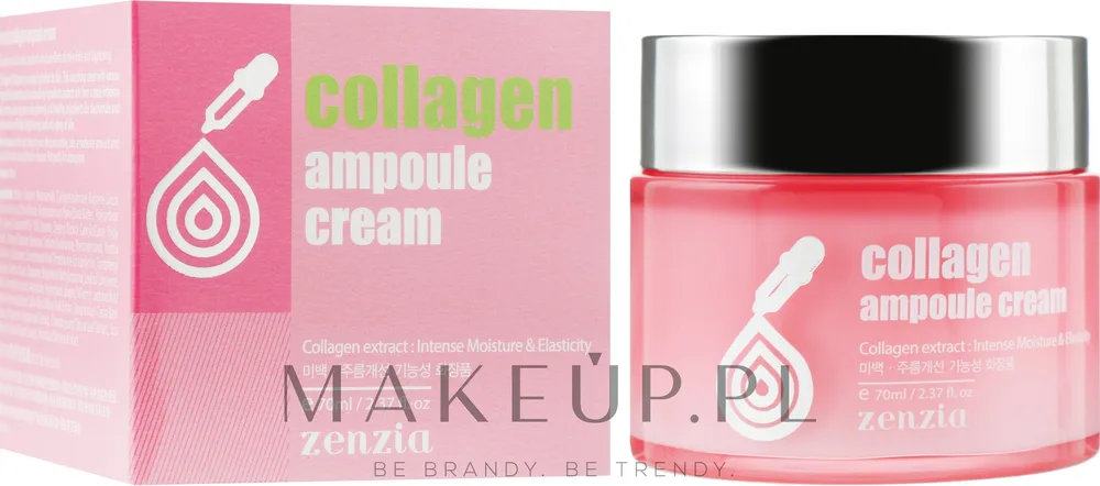 Крем для лица Zenzia Collagen Ampoule с коллагеном для зрелой кожи 70 мл