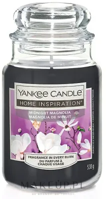 Yankee Candle Midnight Magnolia / Свеча в стекле, магнолия, роза и ваниль