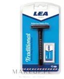Набор Lea Traditional Shaving станок для бритья классический и 10 сменных лезвий — фото 1