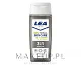 Гель для душа и шампунь 3 в 1 Lea Men Total Skin Care Detox & Clean с активированным углём, 300 мл — фото 1