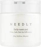 Отшелушивающие тонизирующие диски с BHA и PHA Needly Daily Toner Pad, 80 шт., Корея — фото 4