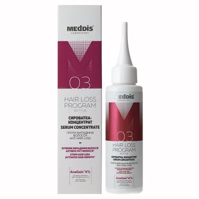 Сыворотка против выпадения волос Meddis Hair Loss Program Active Serum, 100 мл