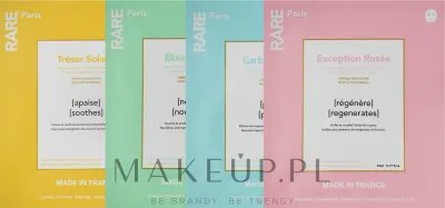 RARE Paris Set of 4 Face Masks — набор тканевых масок для лица, 4 х 23 мл