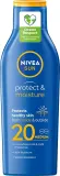 NIVEA SUN Protect & Moisture Sunscreen Lotion SPF 20 — солнцезащитный увлажняющий бальзам для тела SPF 20, 200 мл — фото 1