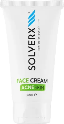 Крем для лица Solverx Acne Skin для жирной кожи 50 мл
