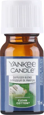 Масло для ультразвукового диффузора Yankee Candle Clean Cotton 10 мл чистый хлопок