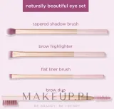 Набор кистей для глаз Real Techniques Naturally Beautiful Eye Makeup Brush Kit с подставкой — фото 3