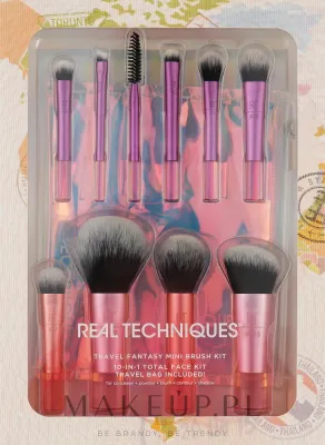 Набор мини-кистей для макияжа Real Techniques Travel Fantasy Mini Brush Set 10 шт
