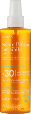 Крем солнцезащитный Pupa SPF 30 двухфазный для тела водостойкий 200 мл