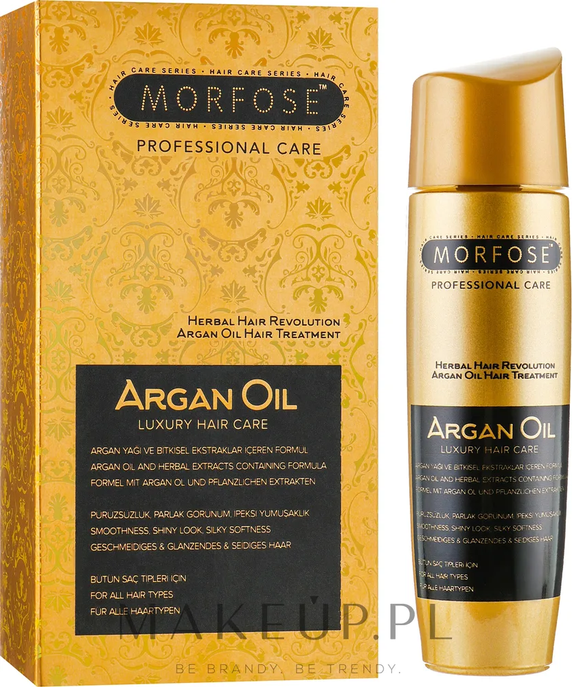 Аргановое масло для волос Morfose Luxury Argan Oil Hair Treatment
