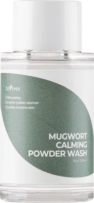 Энзимный очищающий порошок с полынью IsNtree Mugwort Powder Wash, 15 г, Корея
