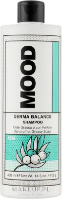Шампунь Mood Derma Balance против перхоти для жирной кожи головы, с пироктон оламином, 400 мл, Италия