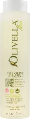 Оливковый шампунь Olivella The Olive Shampoo с пантенолом и гидролизатом шёлка, 250 мл, Италия