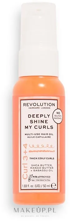 Многофункциональное масло для кудрявых волос Revolution Haircare Multi-Purpose Oil My Curls