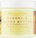 Маска для волос Revolution Haircare с банановым маслом, манго и ниацинамидом, для сухих волос, масло ши, касторка, 200 мл — фото 1