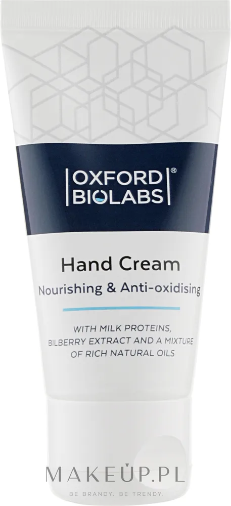 Крем для рук Oxford Biolabs Nourishing & Anti-oxidising с биотином и молочными протеинами 50 мл