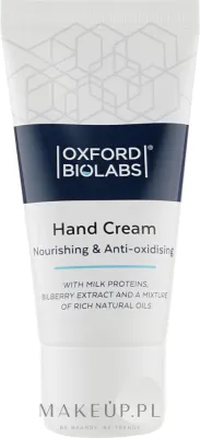 Крем для рук Oxford Biolabs Nourishing & Anti-oxidising с биотином и молочными протеинами 50 мл