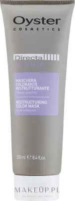 Oyster Cosmetics Oyster Cosmetics Directa Restructuring Color Mask - Маска для волос Oyster Directa тонирующая, для окрашенных волос, оливковое масло, имбирь, масло какао, 250 мл