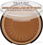 Бронзирующая пудра Revers Bronze & Shimmer для лица с сиянием, 9 г, оттенок 3 — фото 1