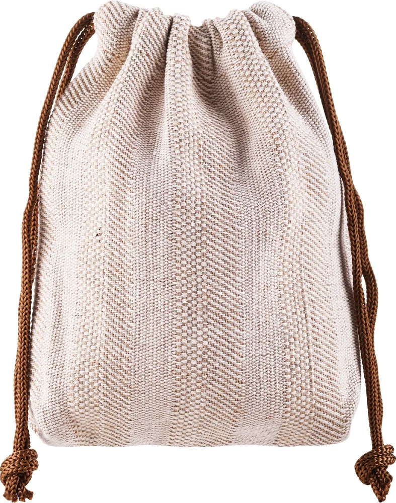 Косметичка Top Choice Eco Sack 99182 хлопковый мешочек коричневая 15х20х3 см