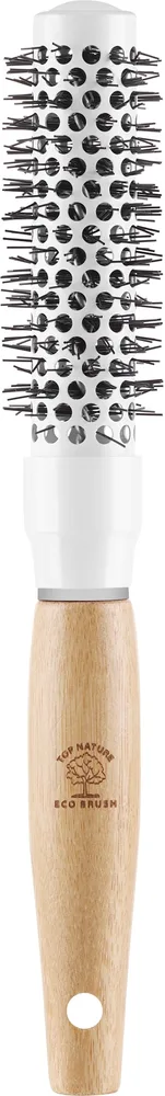 Круглая щётка для укладки волос Top Choice Eco Bamboo 25 мм бамбук