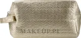 Косметичка Top Choice Stitch 98338 стеганая золотистая 21х13,5х10 см — фото 1