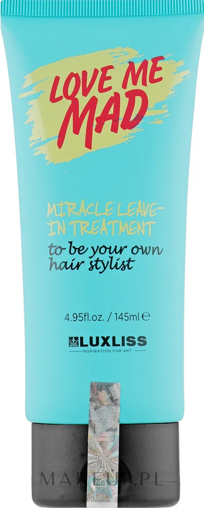 Маска для волос Luxliss Moisture Therapy экспресс 10 в 1, несмываемая, кератин, экстракт киноа, термозащита, 145 мл